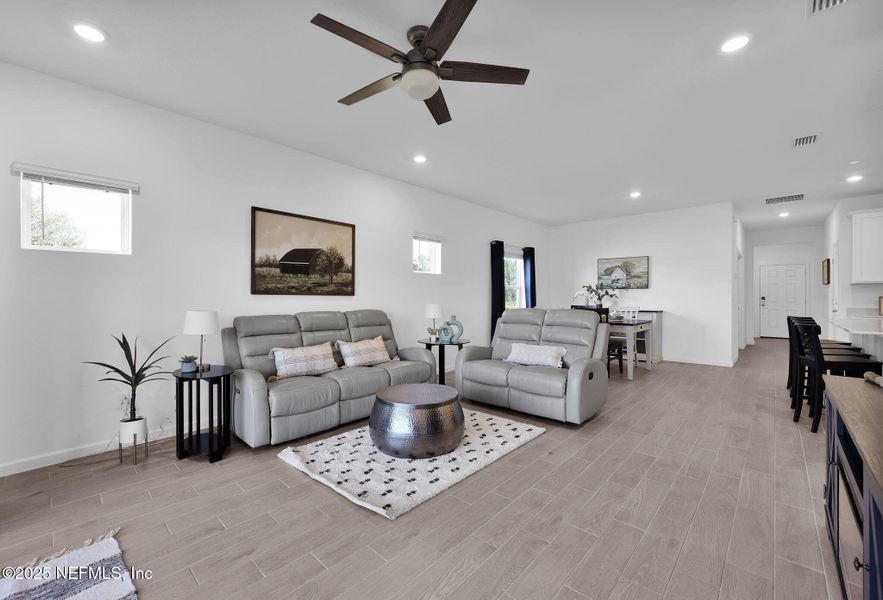 Furnished interior view inside a new home in , St. Johns (Image 15). Furnished interior view inside a new home in , St. Johns (Image 15).