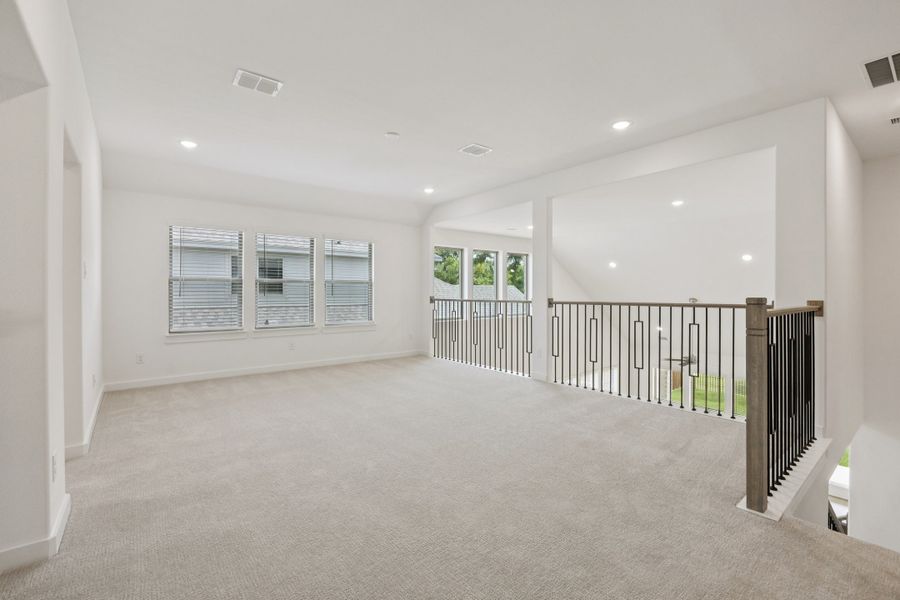 Game Room in the Monet II home plan by Trophy Signature Homes – REPRESENTATIVE PHOTO Game Room in the Monet II home plan by Trophy Signature Homes – REPRESENTATIVE PHOTO