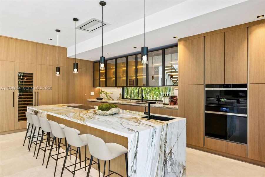 Furnished interior view inside a new home in , Miami Beach (Image 33). Furnished interior view inside a new home in , Miami Beach (Image 33).