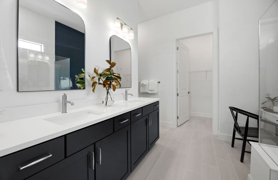 Representative furnished interior of a home built from the Prosperity by DiVosta in BeachWalk by Manasota Key, Englewood (Image 9).