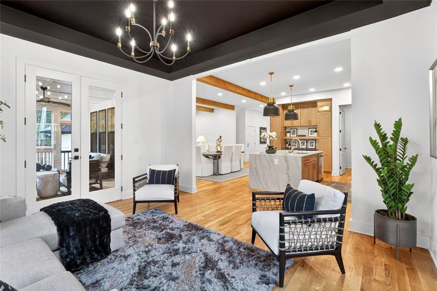Furnished interior view inside a new home in , Decatur (Image 39).