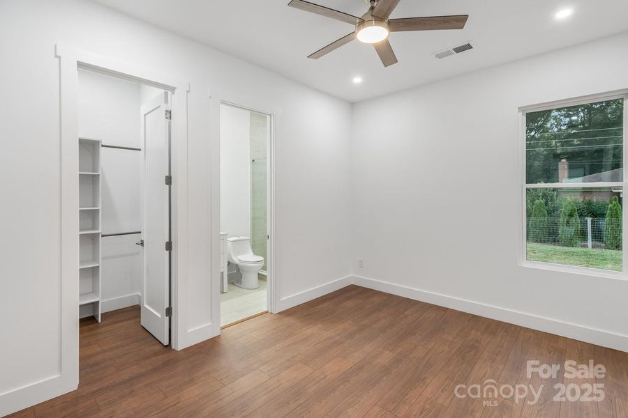 Second Primary Bedroom with enSuite Bath and Walk-In Closet