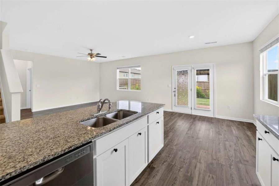 Furnished interior view inside a new home in Bailey Glynn, Covington (Image 6).