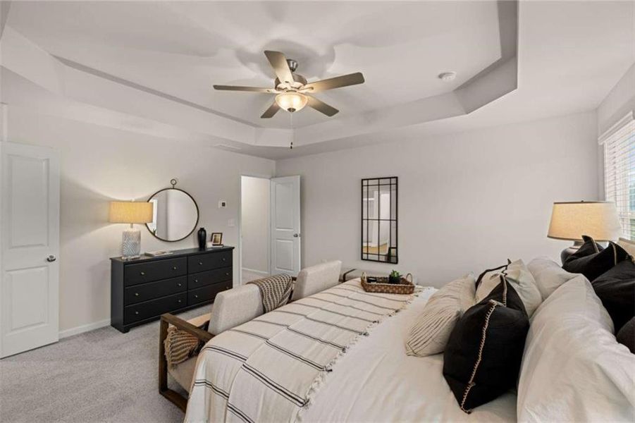 Furnished interior view inside a new home in Rivershire Place, Villa Rica (Image 34).