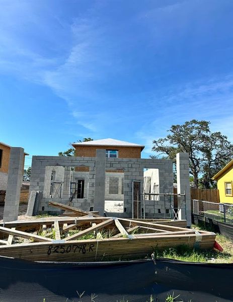 Front exterior of a new home in , St. Petersburg, FL, highlighting curb appeal (Image 1).