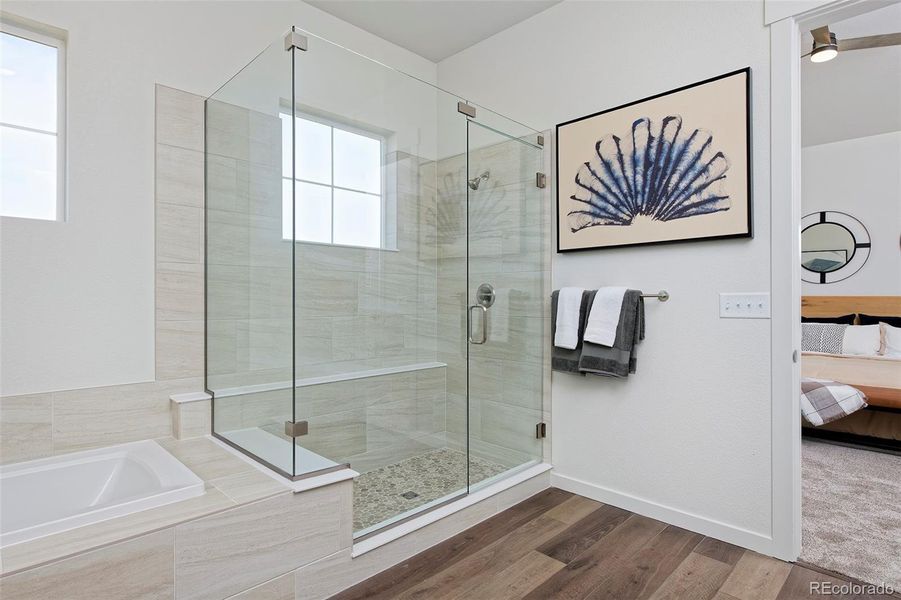 Furnished interior view inside a new home in , Fort Collins (Image 29).