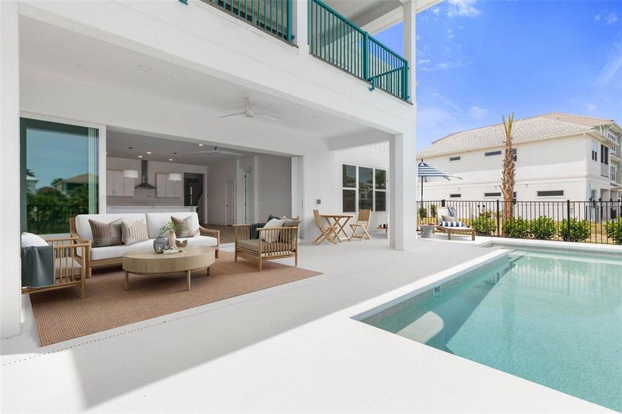 Exterior details and patio area of a home in , Palm Coast (Image 4).