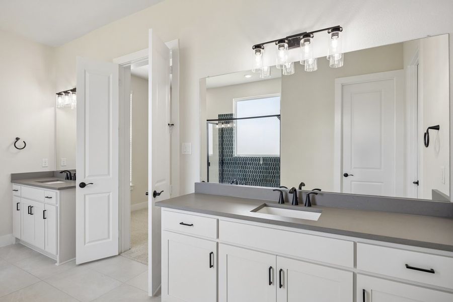 Furnished interior view inside a new home in Coppenger Place, Godley (Image 10).