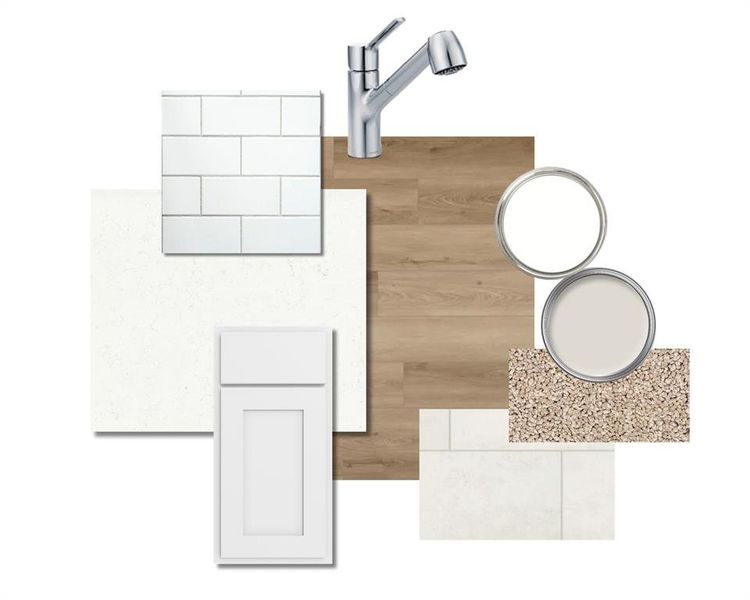 Sample of building materials used in homes in Retreat at Fossil Creek, Fort Worth (Image 19).