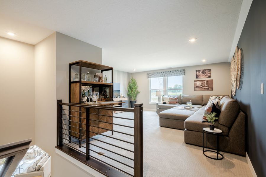 Representative furnished interior of a home built from the Amelia by Fischer Homes in Easton Park, Dallas (Image 66).
