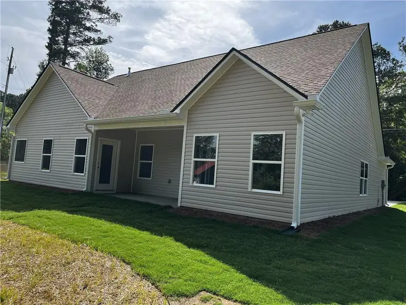 Exterior details and patio area of a home in , Hiram (Image 3).