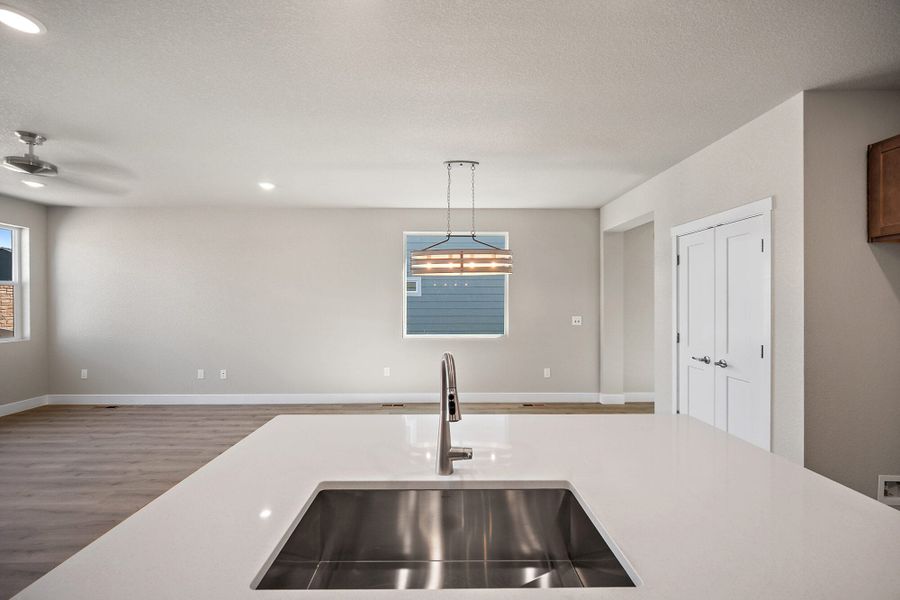 Furnished interior view inside a new home in Trails at Aspen Ridge-3, Colorado Springs (Image 8).