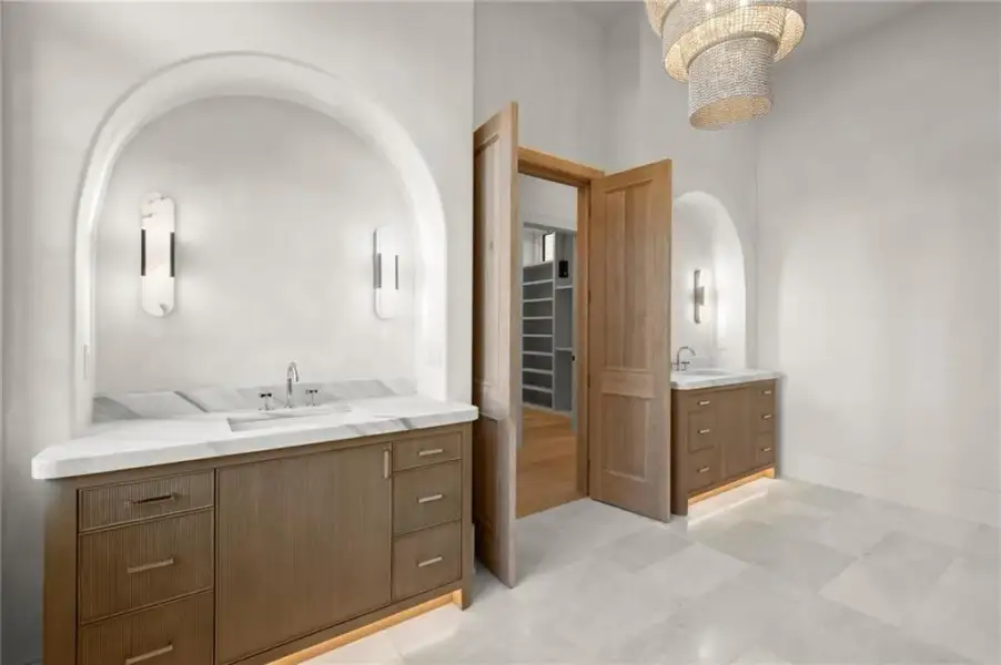 Furnished interior view inside a new home in , Alpharetta (Image 19).