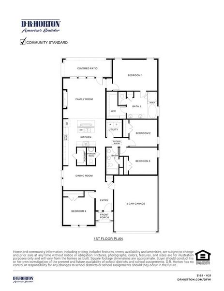 2D floor plan layout of this home in Clearview Ranch, Royse City, TX (Image 2). 2D floor plan layout of this home in Clearview Ranch, Royse City, TX (Image 2).