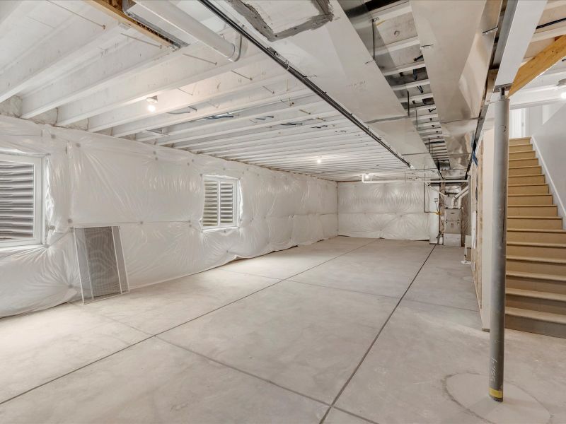 The Kenosha floorplan image taken at a Meritage Homes community in Falcon, CO.