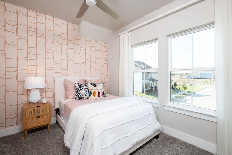 Representative furnished interior of a home built from the Poppy by Tri Pointe Homes in The Retreat at Harvest, Argyle (Image 11).