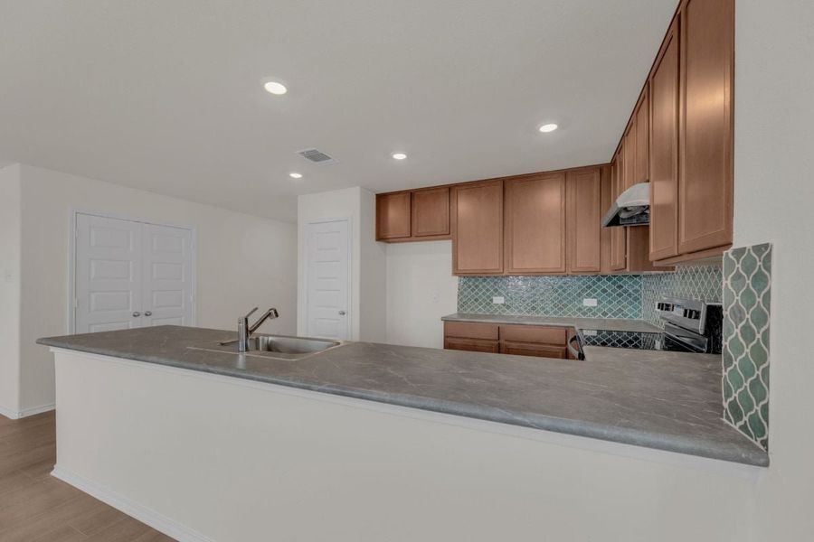 Furnished interior view inside a new home in Hidden Trails, Belton (Image 12).