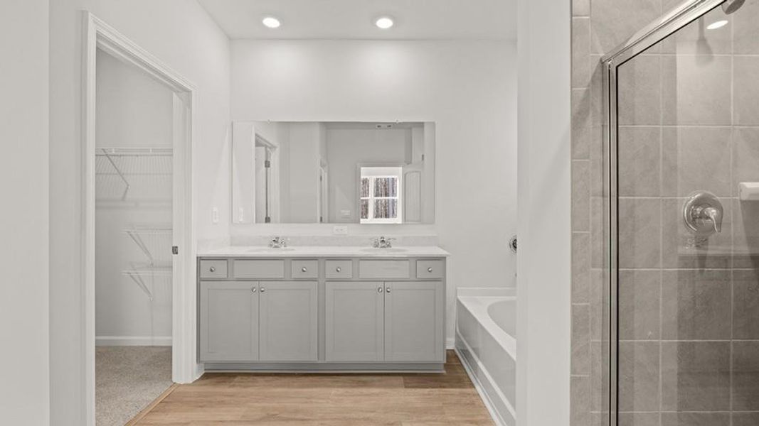 Furnished interior view inside a new home in Hamptons at Riverwood South, Dallas (Image 8).