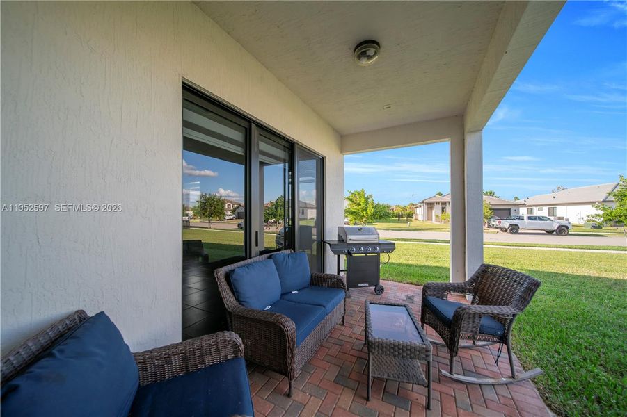 Exterior details and patio area of a home in , Ave Maria (Image 28). Exterior details and patio area of a home in , Ave Maria (Image 28).