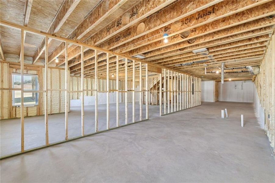 In-progress construction of a new home in Preserve at Mountain Creek, Pendergrass, GA (Image 48).
