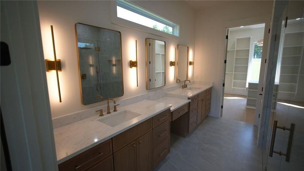 Furnished interior view inside a new home in , Flowery Branch (Image 17).