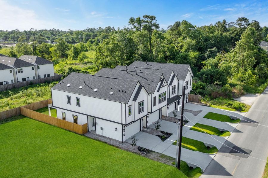Front exterior of a new home in , Houston, TX, highlighting curb appeal (Image 15). Front exterior of a new home in , Houston, TX, highlighting curb appeal (Image 15).