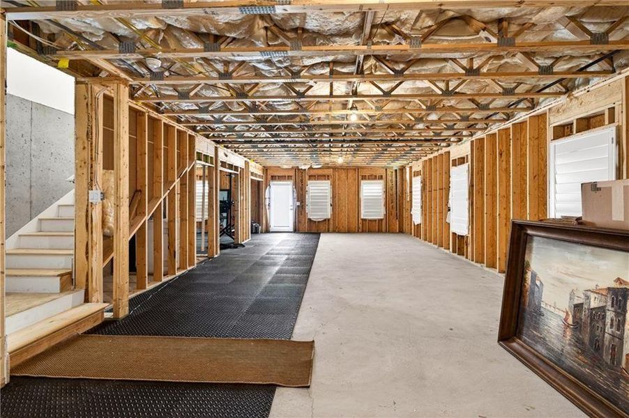 In-progress construction of a new home in Hillandale In Historic Roswell, Roswell, GA (Image 38).
