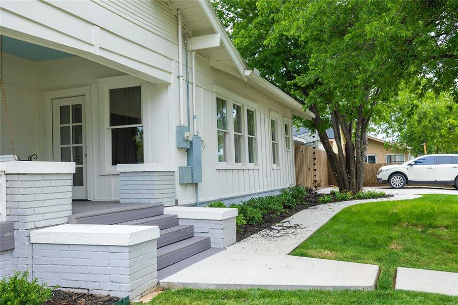 Front exterior of a new home in , Brownwood, TX, highlighting curb appeal (Image 25).