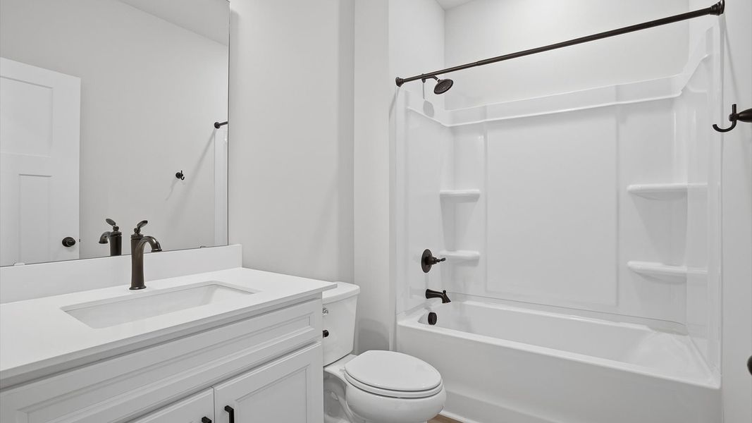 Furnished interior view inside a new home in Iris Meadows, Moore (Image 31).