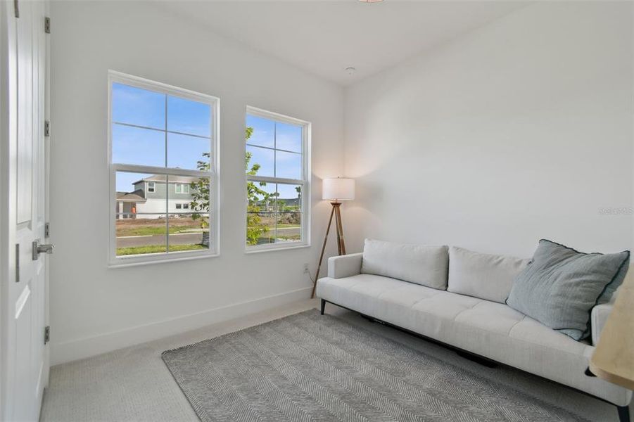 Bedroom 1 used as an office Bedroom 1 used as an office