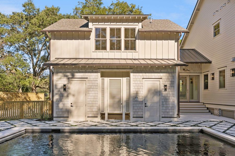 Front exterior of a new home in , Mount Pleasant, SC, highlighting curb appeal (Image 30). Front exterior of a new home in , Mount Pleasant, SC, highlighting curb appeal (Image 30).