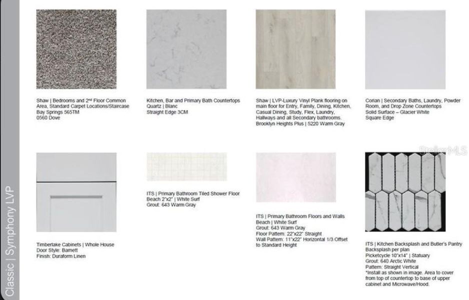 Sample of building materials used in homes in Esplanade at Azario Lakewood Ranch, Bradenton (Image 20).