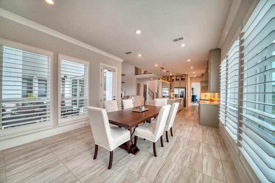 Furnished interior view inside a new home in , Friendswood (Image 39).