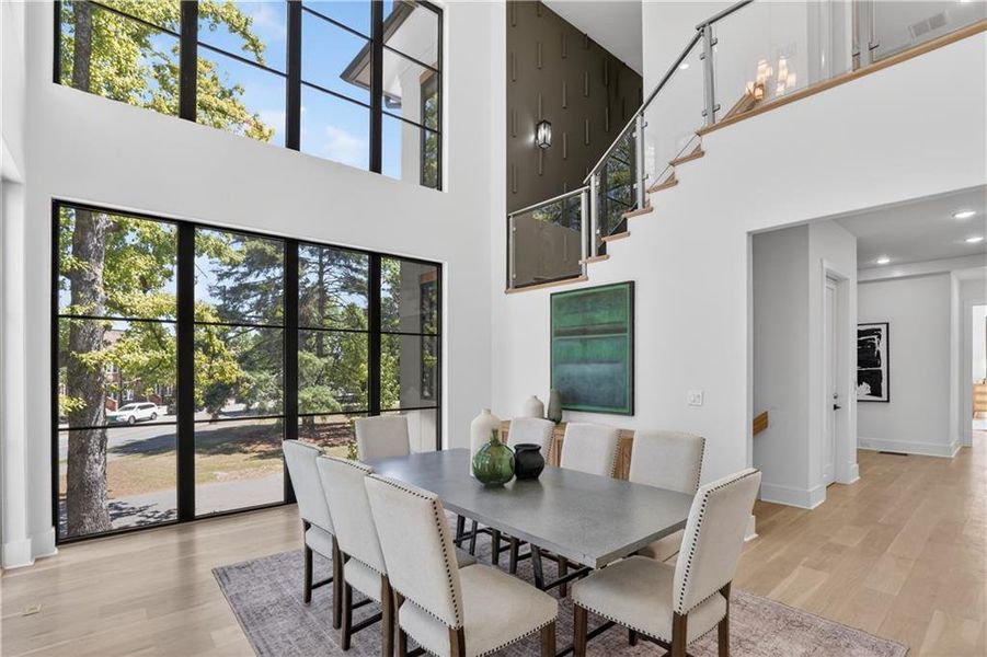 Furnished interior view inside a new home in , Alpharetta (Image 49).