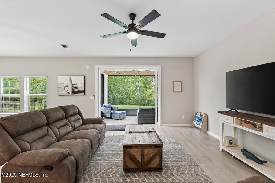 Furnished interior view inside a new home in Tributary, Yulee (Image 36).
