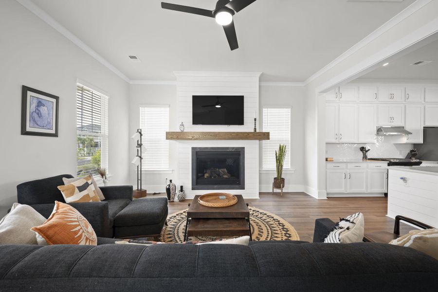Furnished interior view inside a new home in Midtown at Nexton, Summerville (Image 12).