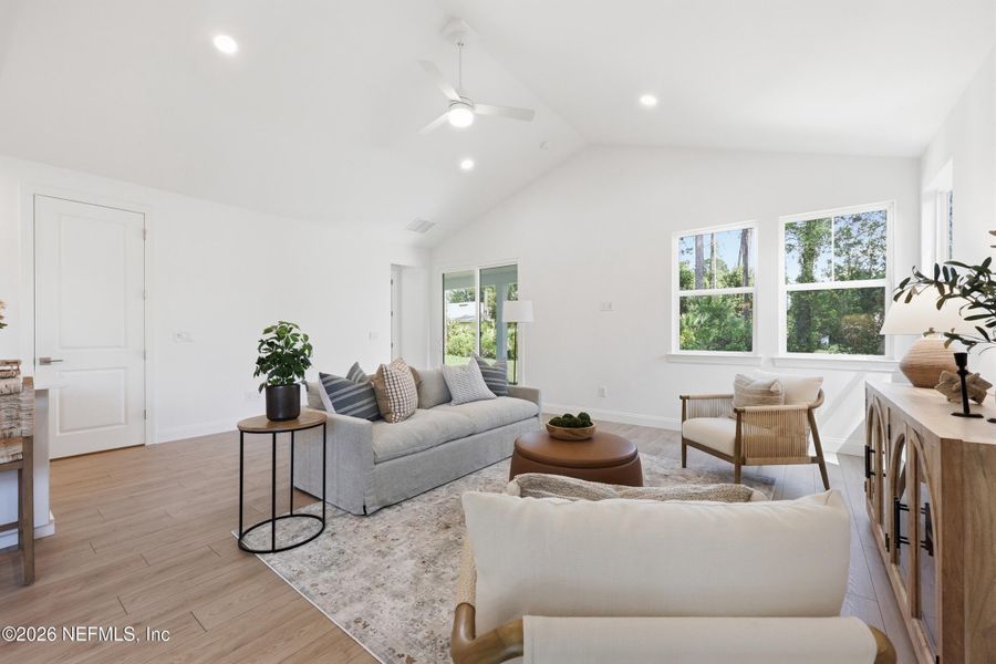 Furnished interior view inside a new home in Palm Coast Homes, Palm Coast (Image 34).