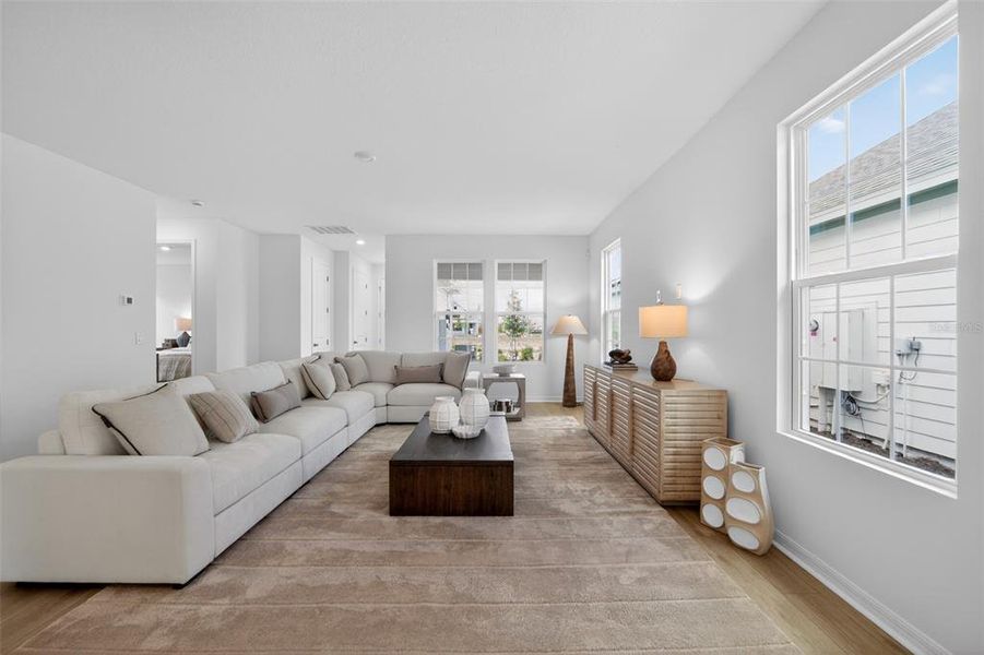 Furnished interior view inside a new home in Weslyn Park, St. Cloud (Image 25).