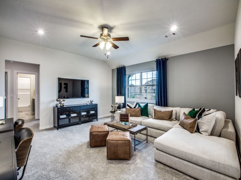 Game room on second floor