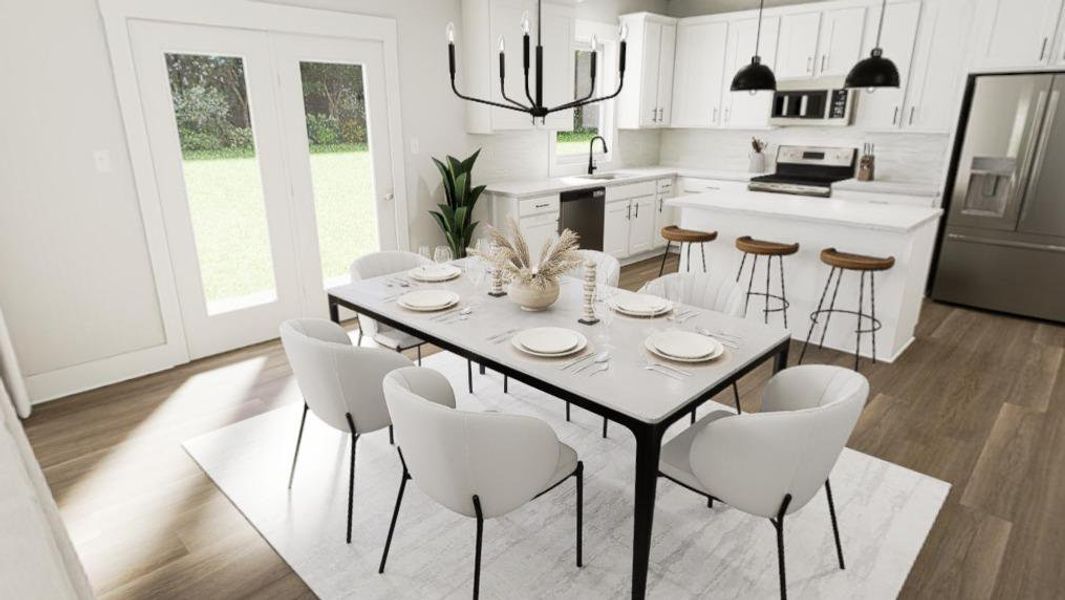 Furnished interior view inside a new home in Tupelo Junction, Mebane (Image 6).