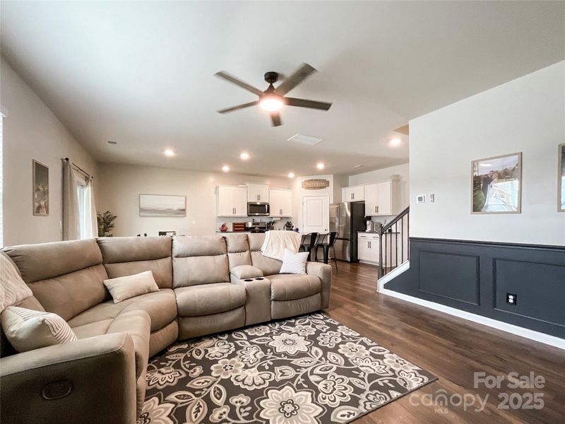 Furnished interior view inside a new home in Secrest Commons, Monroe (Image 22).