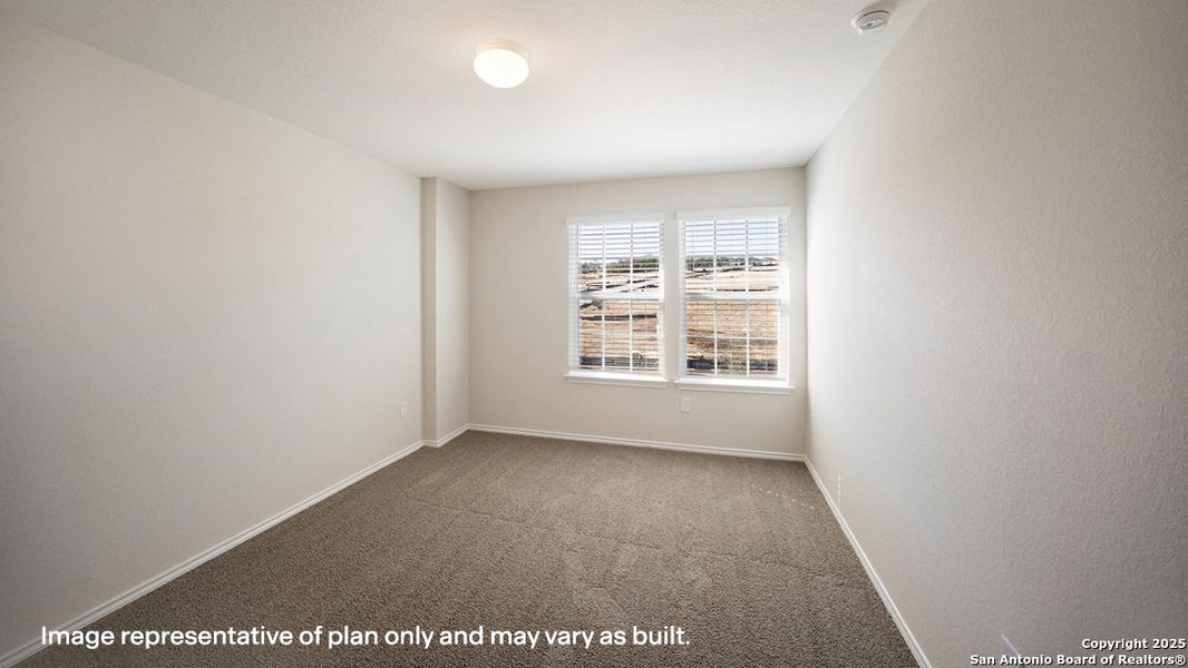 Spacious, unfurnished interior of a new home in Brookstone Creek, San Antonio (Image 17).