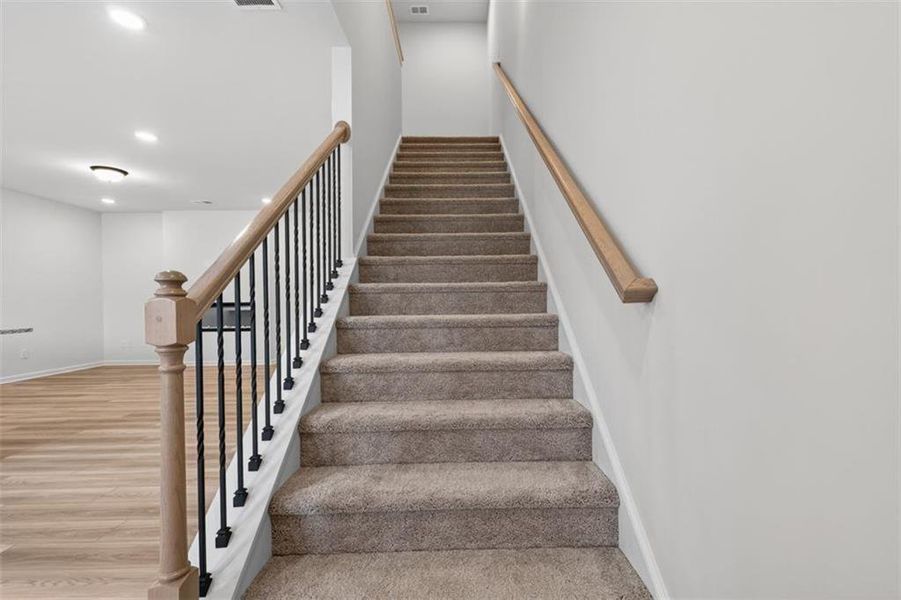 Spacious, unfurnished interior of a new home in Franklin Manor, Lawrenceville (Image 42).