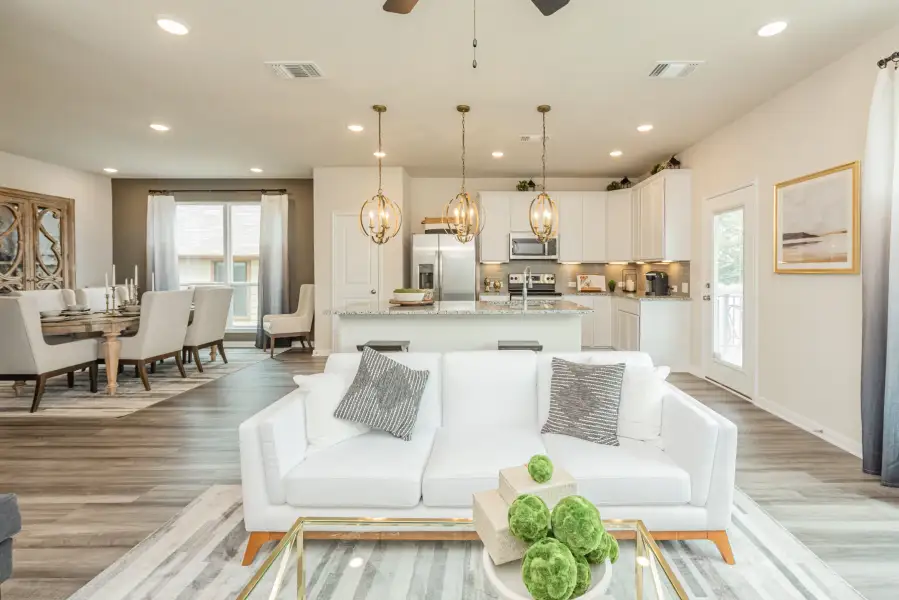 Furnished interior view inside a new home in Liberty Oaks, Waco (Image 8).