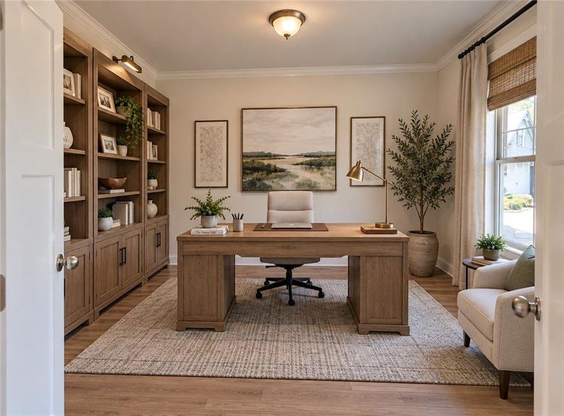 Furnished interior view inside a new home in , Jefferson (Image 13).