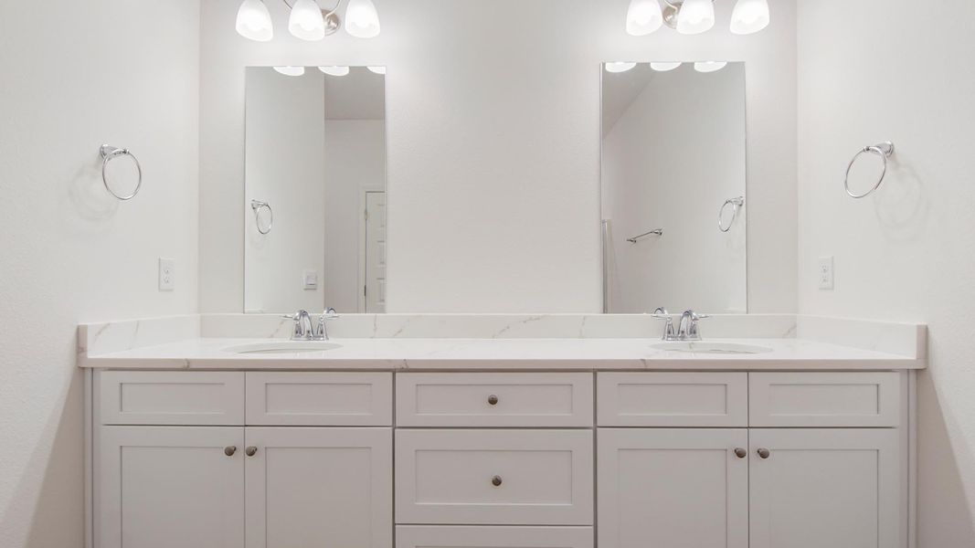 Furnished interior view inside a new home in Bayside at Ward Creek, Panama City Beach (Image 8).