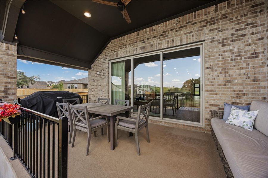 Exterior details and patio area of a home in , Georgetown (Image 3). Exterior details and patio area of a home in , Georgetown (Image 3).