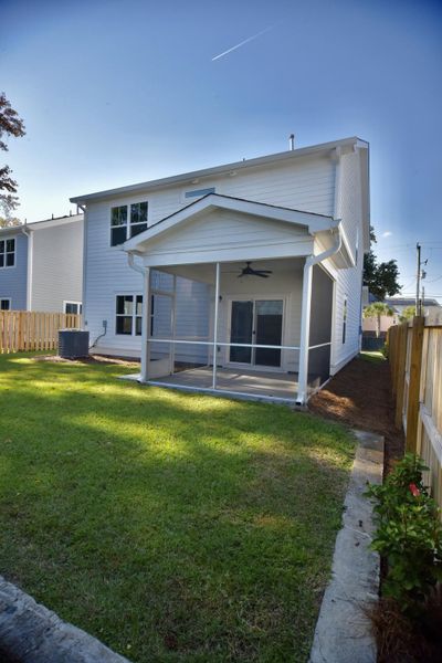 Exterior details and patio area of a home in , North Charleston (Image 4). Exterior details and patio area of a home in , North Charleston (Image 4).