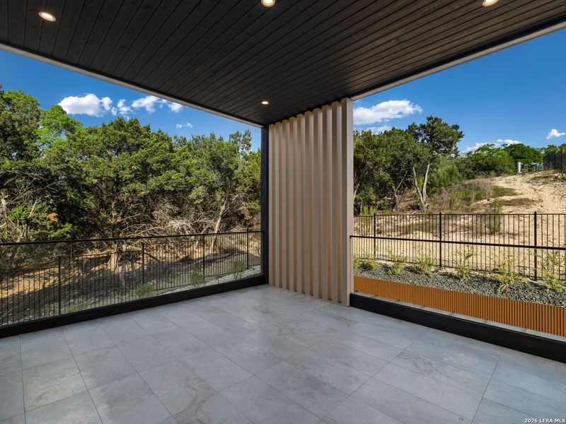 Exterior details and patio area of a home in , San Antonio (Image 29).