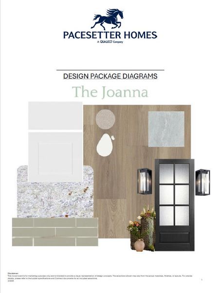 Sample of building materials used in homes in Grande Estates, Bertram (Image 22).